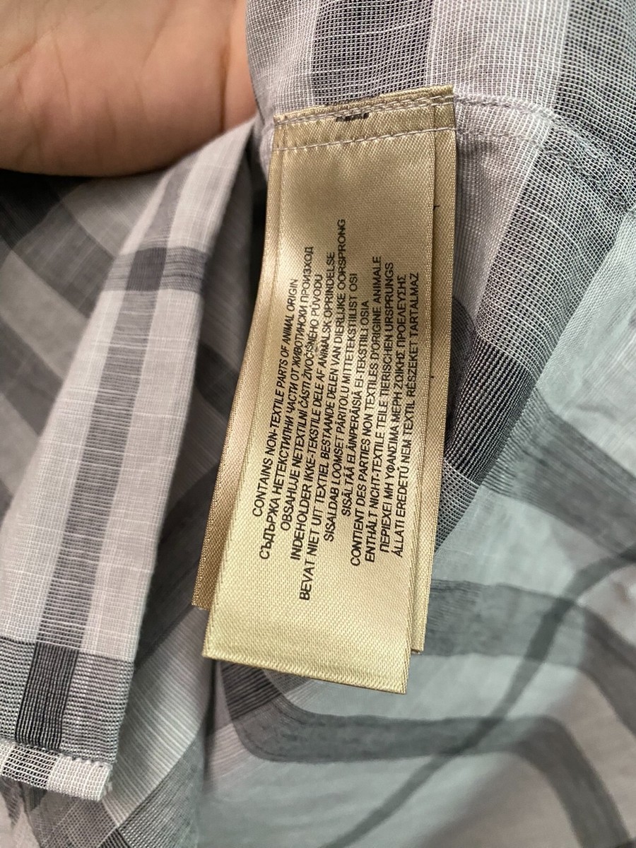 Burberry London Shirt Size L Nova Check | eBay