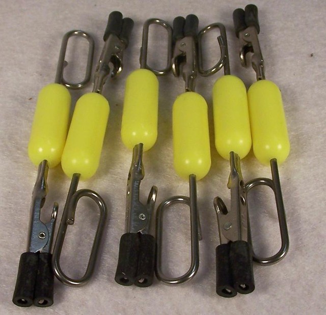 6 (six) Laurvick Yellow Trolling/ Planer Board Releases for sale online