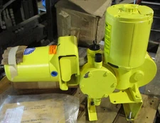 Milton Roy RA12 Pump 11.2gph @100psi 12.3gph @350psi w/ GE 1/4hp Mtr. 1725rpmNEW