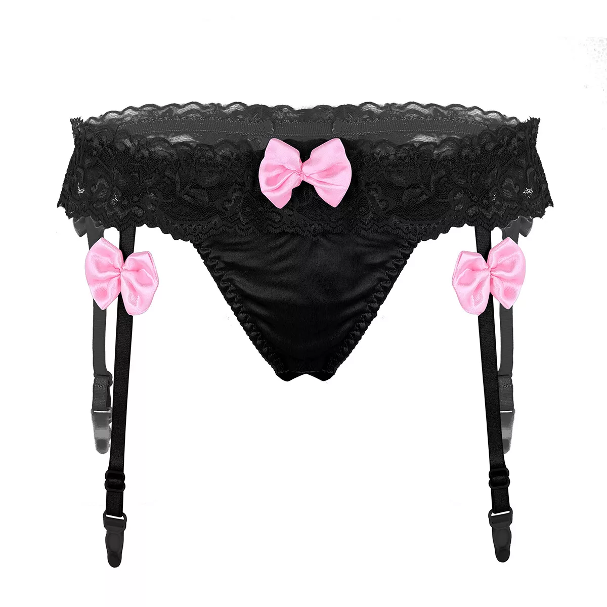 Women Lace Garter Panties Stocking Holder Belt Suspender G string