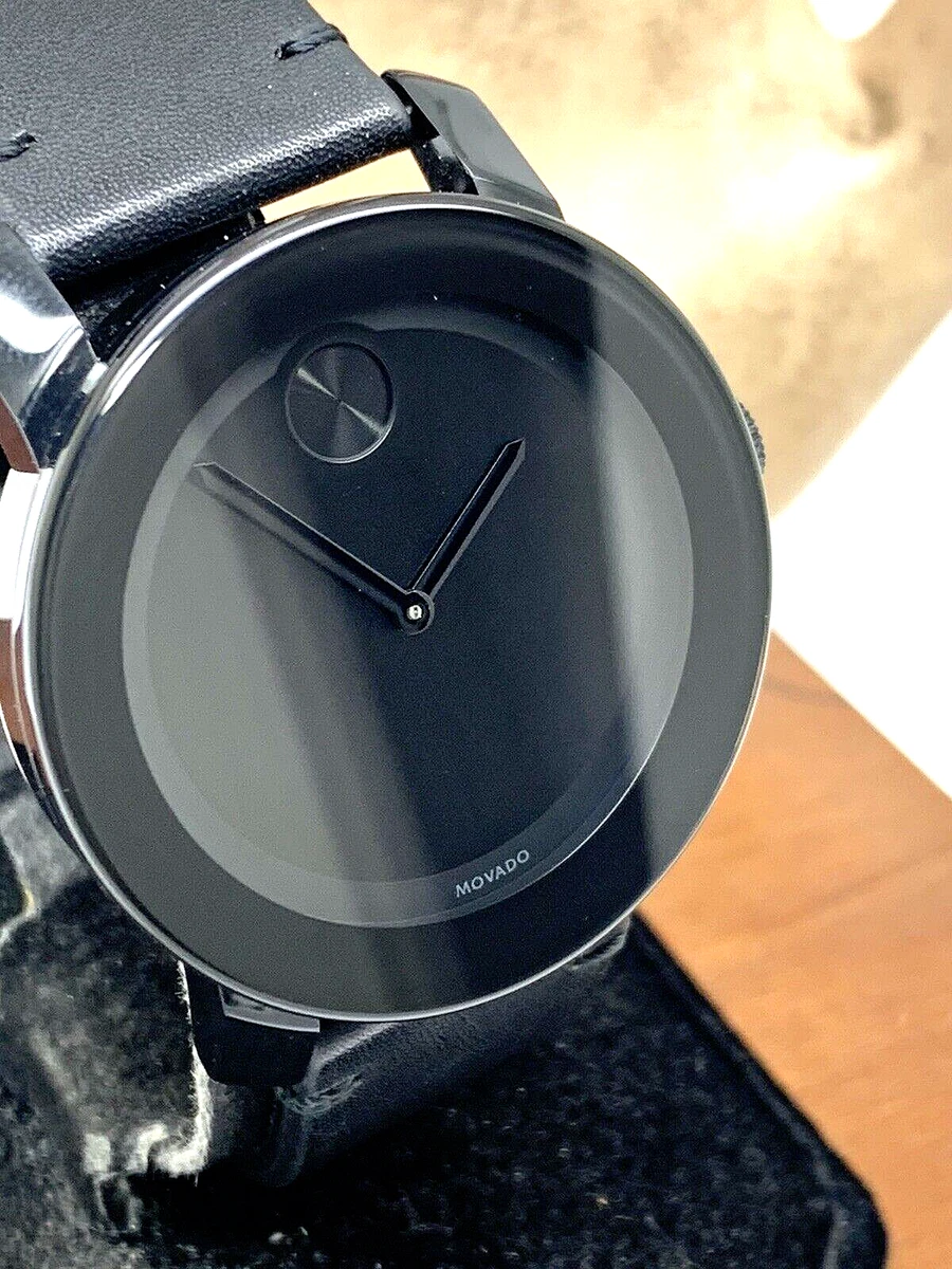 Black on 2025 black movado watch