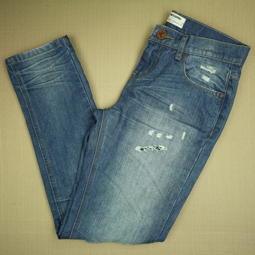 One Teaspoon Awesome Baggies Jeans Women's Size 26 Mid Rise Distressed Denim - Picture 2 of 11