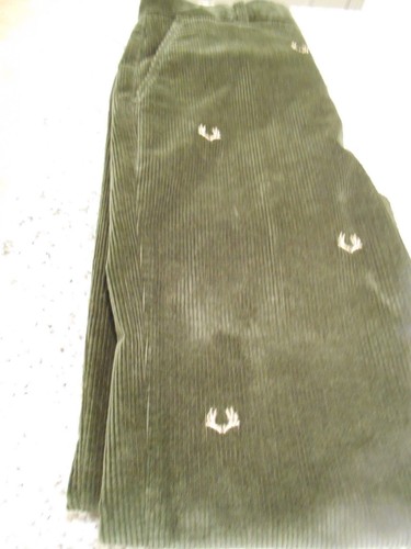 Brooks Brothers Fleece Boys Corduroy Pant Embroidered Gray Blue Green Brown 0013 - Picture 11 of 32
