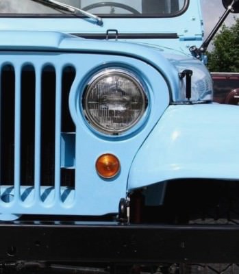 2x Scheinwerfer Jeep CJ-5 CJ-6 CJ-7 Umrüstung US EU CJ 5 6 7 headlight Willys 