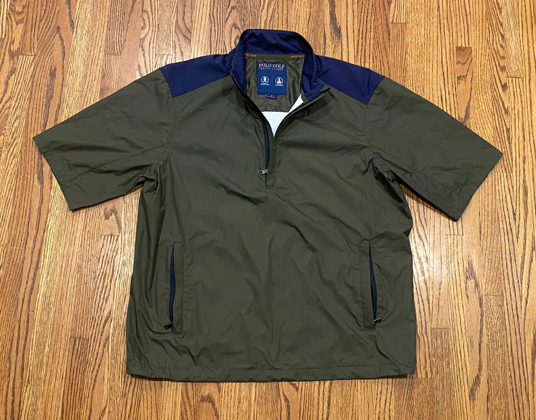 Ralph Lauren Polo Golf Water Resistant Packable Short Sleeve Windbreaker Jacket