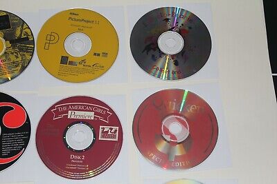 LOT OF 9 Vintage 1990-2000s PC CD-ROM Games, Music, and others USED  74299403101