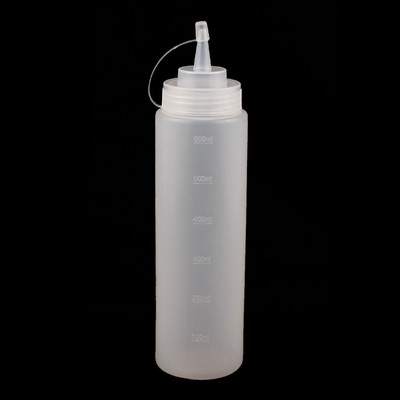 600ml Küche Klar Kunststoff Quetschflaschen Gewürz Senf Öl Salz