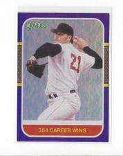 2021 Donruss Variation Holo Purple #236 Roger Clemens RETRO Red Sox VAR
