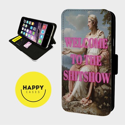GRIECHISCHE STATUE LUSTIGES MEME - Kunstleder Klapp Handy Hülle Cover - iPhone/Samsung