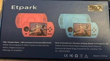 Etpark IPS 997 Handheld Game Consoles One Red One Blue