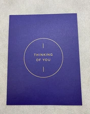 Thinking Of You Blank Note Card Set Of 6 w/ Envelopes - Compendium Brand Cards