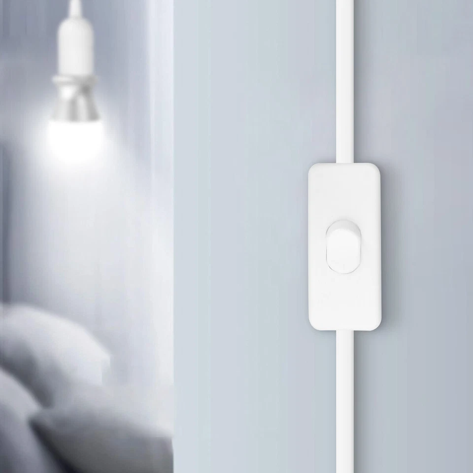 E26/E27 Light Socket On/Off Switch Cable 1.8M LHanging Lantern Extension Cord - Image 3 of 4