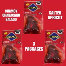 3 SOBRES CON CHAMOY CHABACANO SALADO - ALBARICOQUE SALADO (3 BOLSAS)
