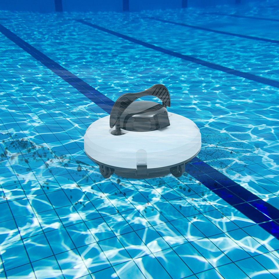 Automatic Robotic Cordless Pool Vacuum Cleaner Pool Cleaning Machine ...