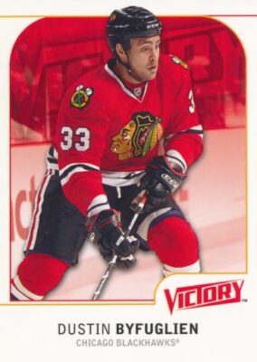 2009-10 UD Victory #262 DUSTIN BYFUGLIEN - Chicago Blackhawks