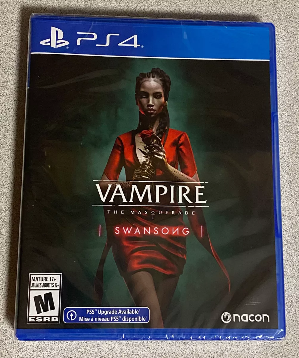 Vampire The Masquerade Swansong PS4 New Nacom 113-1592 2108586 814290015923