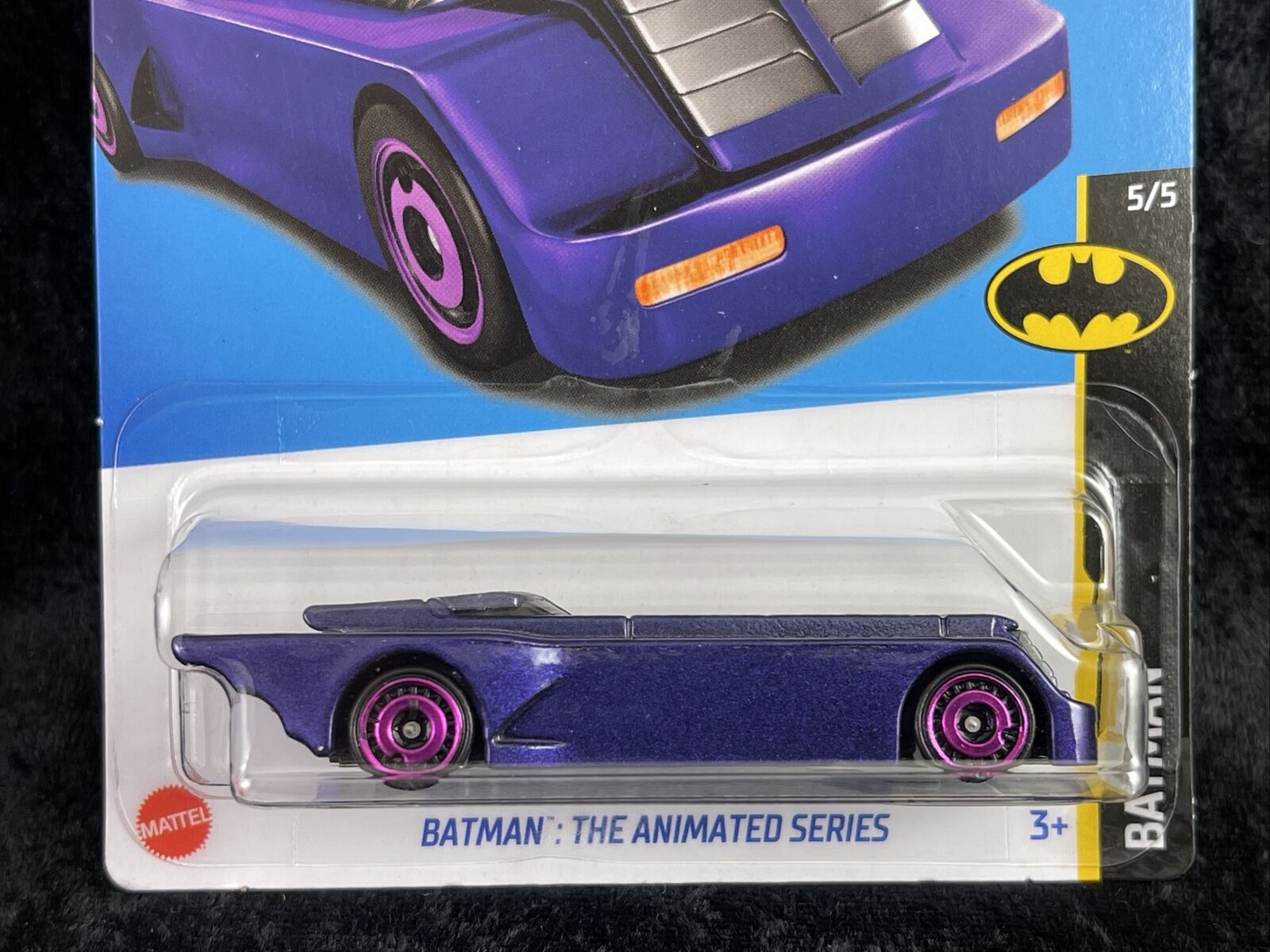 Hot Wheels Batman The Animated Series Batimovil Morado 5/5