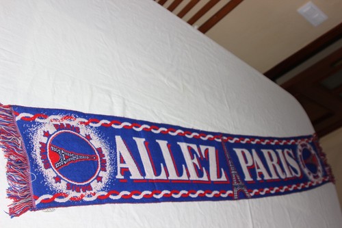 Echarpe foot. Logo  Allez France. Vintage. 140 x 24 cm - Accessoires & Bagagerie