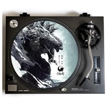 GODZILLA Turntable Slipmat for Vinyl Records 12” DJ Slip Mat Kaiju Scifi movies