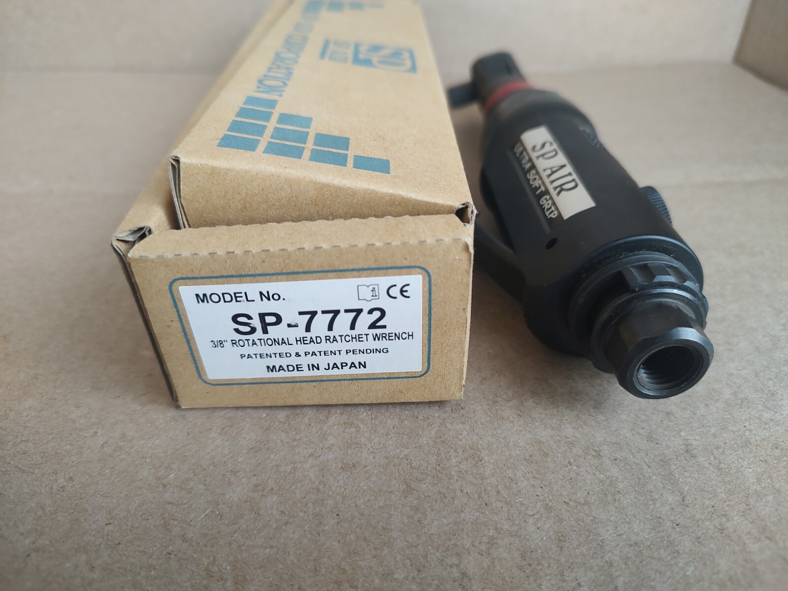 SP Air 3/8" Rotational Head Air Ratchet