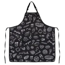 Italy Lover Apron With Pockets - Italian Food & Drink Apron - Kitchen Gift Ch...