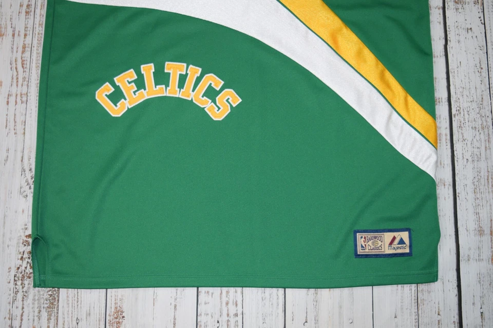 CAMISETA DE BALONCESTO RARA BOSTON CELTICS NBA MAJESTUOSA MADERA CLÁSICA TALLA 2XL Foto 3 de 4