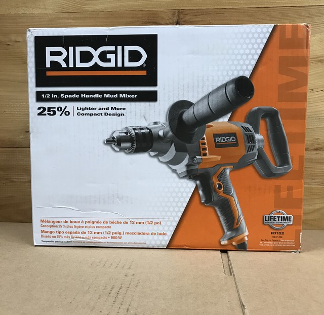 ridgid 1 2 in spade handle mud mixer