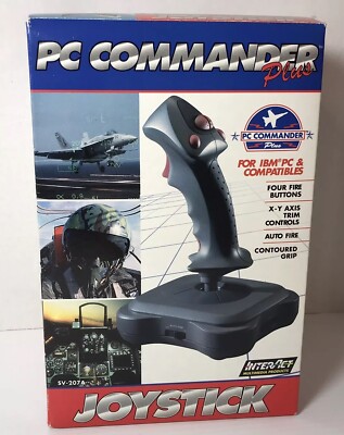 VTG PC Commander Plus Flight Simulator Joystick IBM SV-207A Controller NEW
