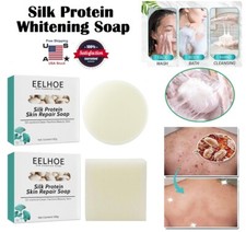 SkinFerm Collagen Milk Whitening Soap Bar Silk Protein Skin Repair Cleansing USA