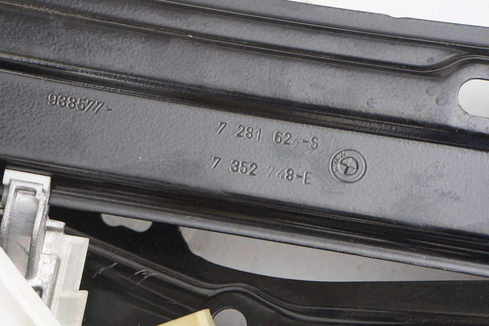 BMW 428i F32 2014-2016 cupé regulador de ventana de paso delantero derecho y motor OEM Foto 3 de 4