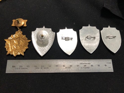 Set Of 6 Soviet Borderguards Award Badges - Picture 2 of 2