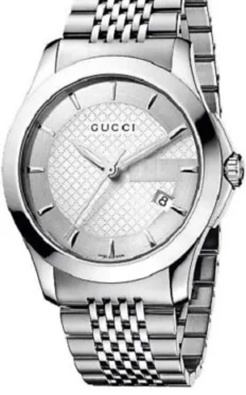Gucci YA126401 Mens Luxury Stainless Steel Wristwatch