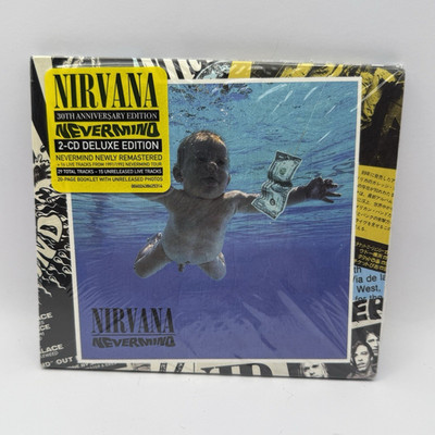 Nirvana Nevermind 30th Anniversary Deluxe Remastered 2-CD (2021, Geffen)