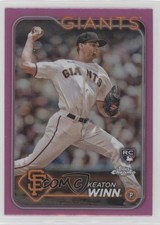 2024 Topps Chrome Pink Refractor Keaton Winn #208 uk2