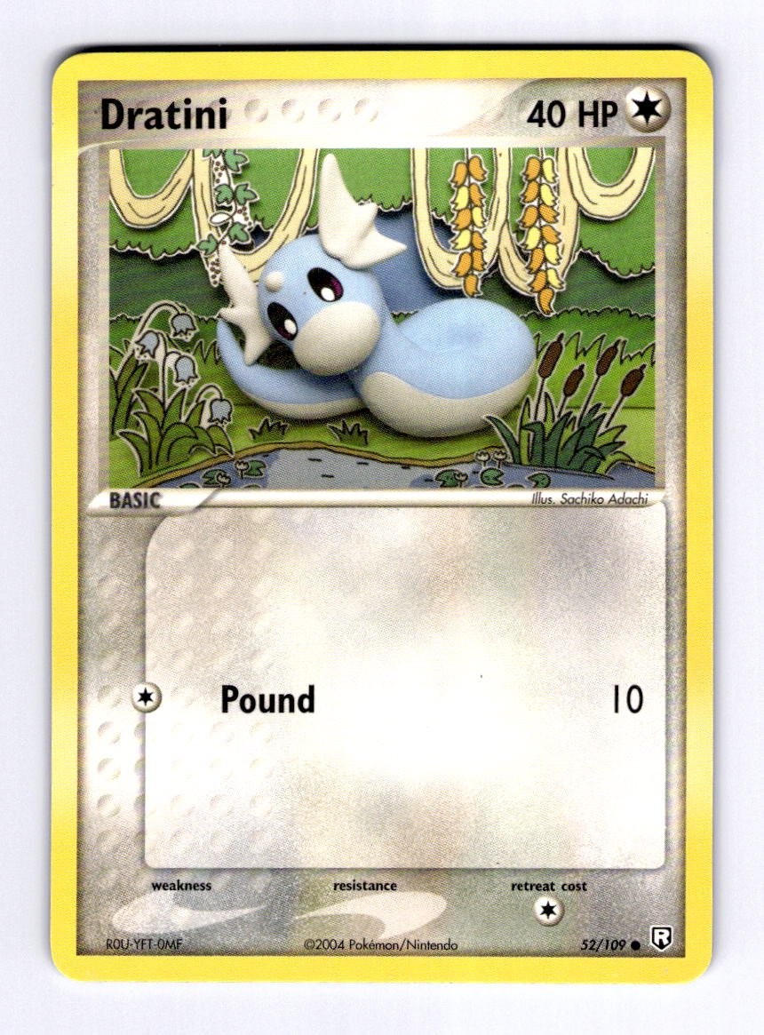 Dratini - 052/109 Team Rocket Returns #52 (2004) Common NM Pokemon