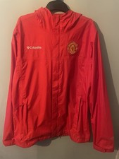 Columbia Manchester United Omni-tech Rain Jacket Men's Medium Full Zip