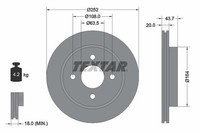 2X Bremsscheibe Hinterachse FüR Ford AC USA Cougar Mondeo I Stufenheck Turnier