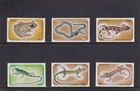 FIJI 1986 Reptiles and Amphibians SG 741/746. Mint Never Hinged.