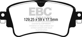 EBC Rear Disc & Yellowstuff Pad for Audi S4 (B9) 3.0 Turbo 16>19