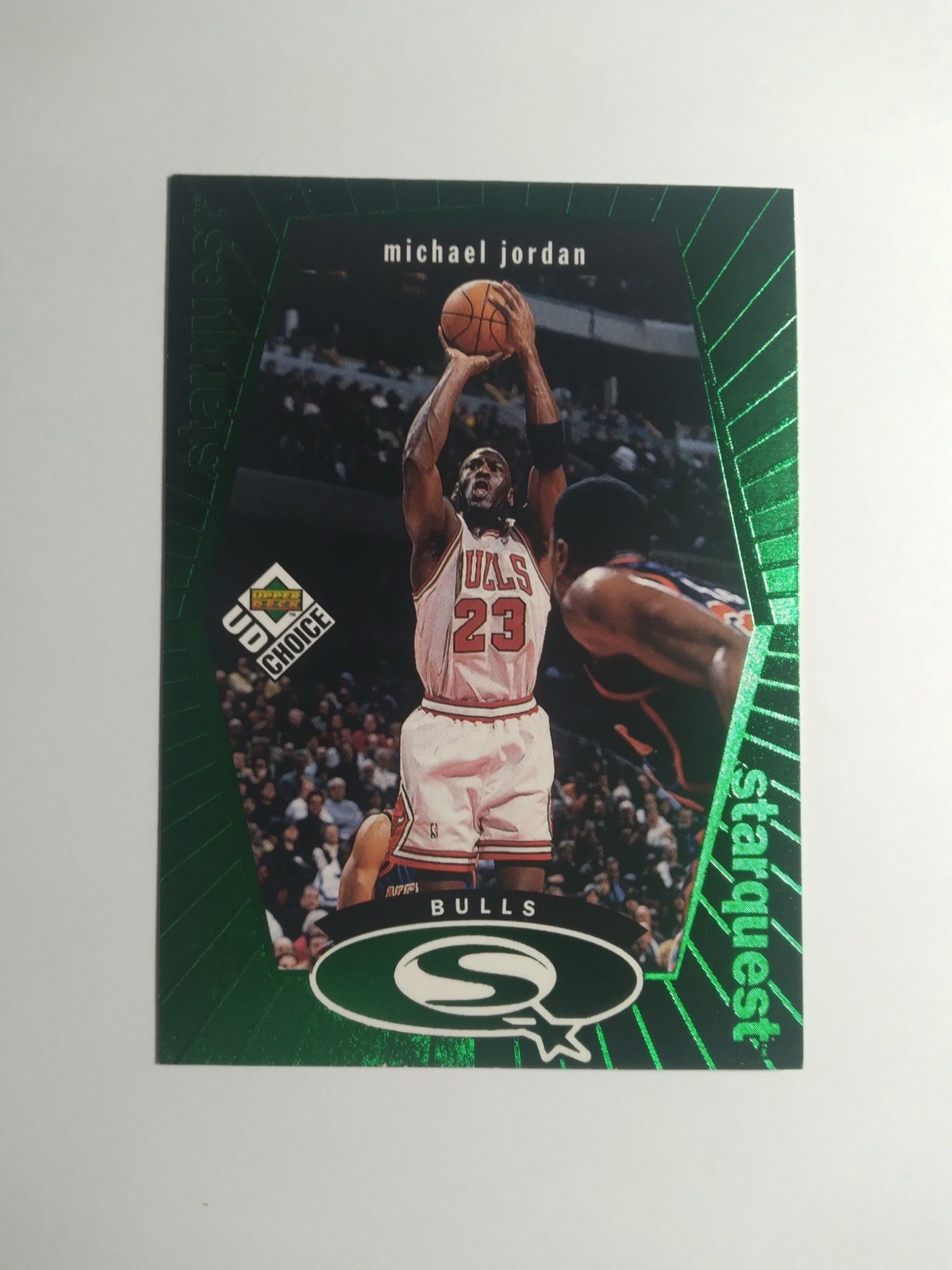1998-99 Upper Deck Choice Michael Jordan StarQuest Green #SQ30 Bulls