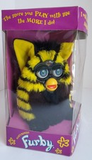 VTG. FURBY 1999 BUMBLEBEE w/Blue Eyes, Tiger Electronics, NIB SEALED