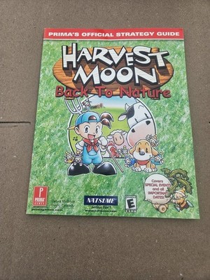 Harvest Moon: Back to Nature (Prima's Official Strategy Guide) LIKE NEW