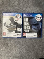 Image of The Last Of Us Part 2 + Ghost Of Tsushima| PS4 | Mint | £30 Both | Collection