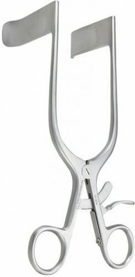 Rigby Appendectomy Retractor, 6.75'', with Grip Lock, Stainless