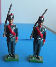 French Napoleonic Soldier lot of 2 Lead Toy E14