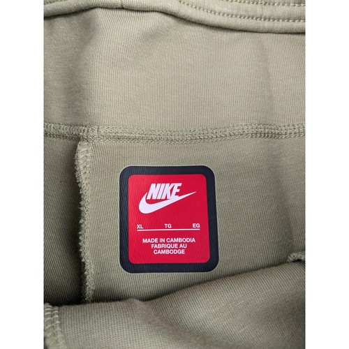Nike Tech Fleece Olive Shorts - Youth - Picture 4 of 5