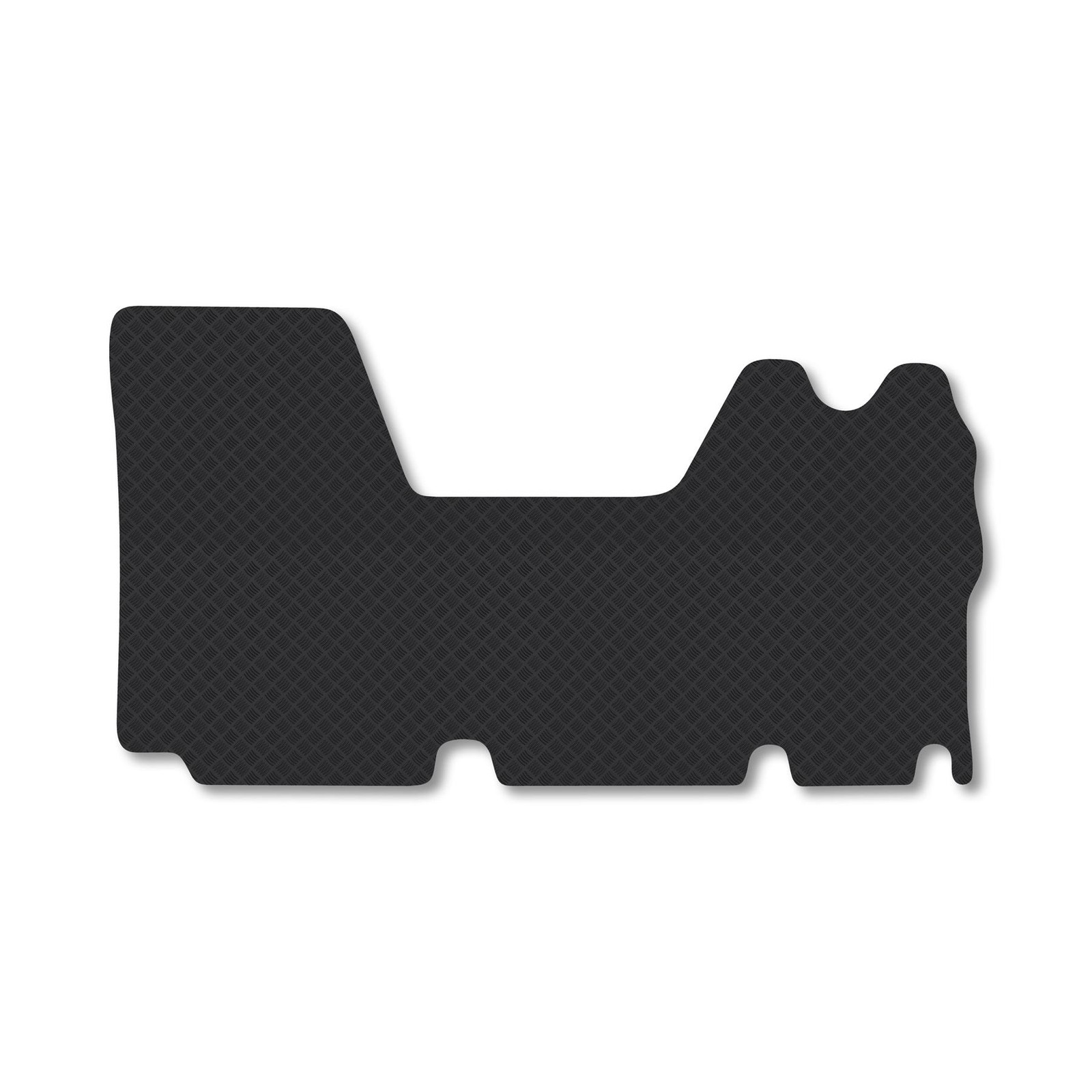 Floor Mats for Renault Master (2003-2010) Rubber Tailored Fit Van Mat Set Black