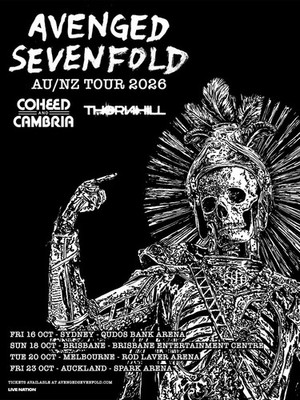 Avenged Sevenfold AU/NZ Tour 2026 Poster | eBay