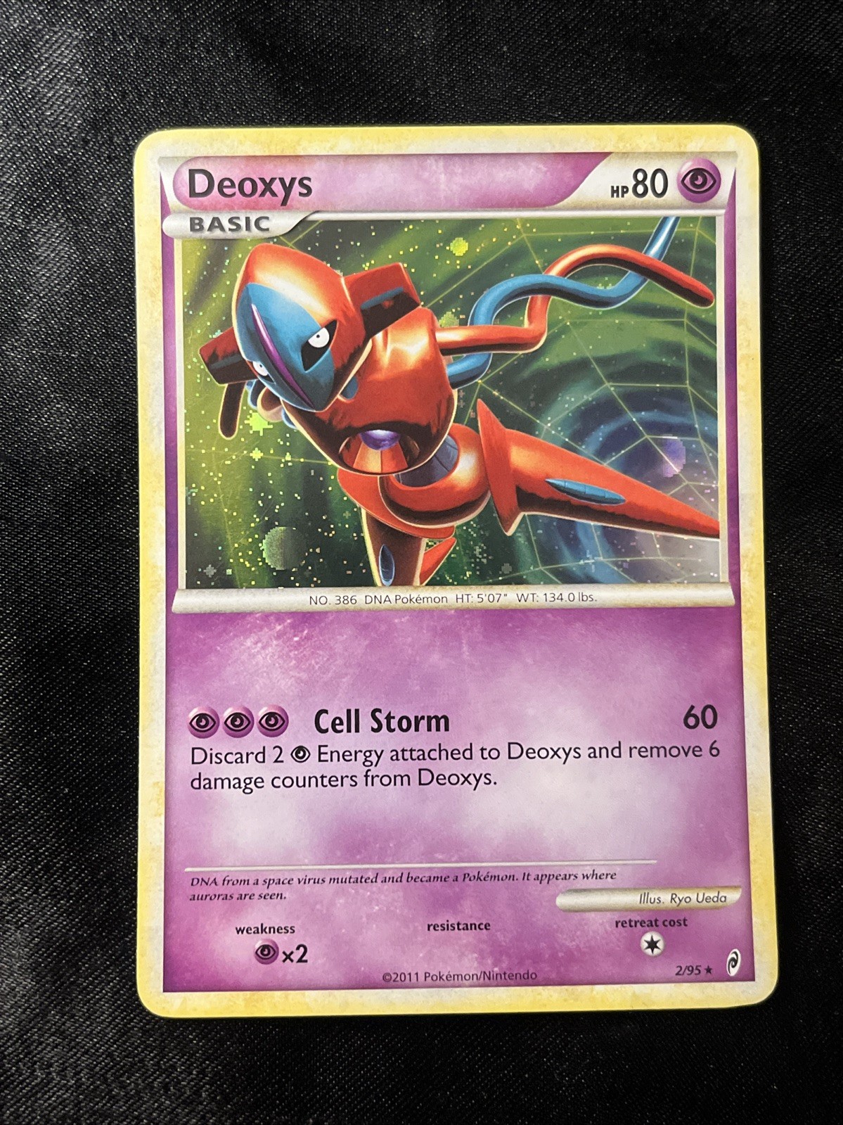 2011 Pokemon Deoxys 2/95 Holo Call of Legends English