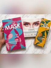 3 Pc Skincare Bundle Eye Cream Collagen Eye Masks Hydrating Face Masks New